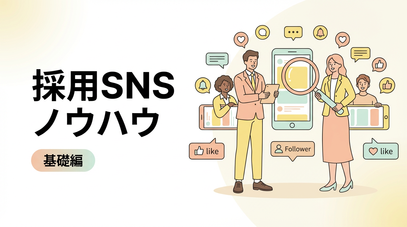 【採用SNSノウハウ〜基礎編〜】求人を出しても応募が来ない会社が、最初に知っておくべきことのブログ画像